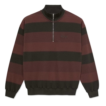 Polar Skate Co Surf Half Zip Sweater Dirty Black / Brownstone